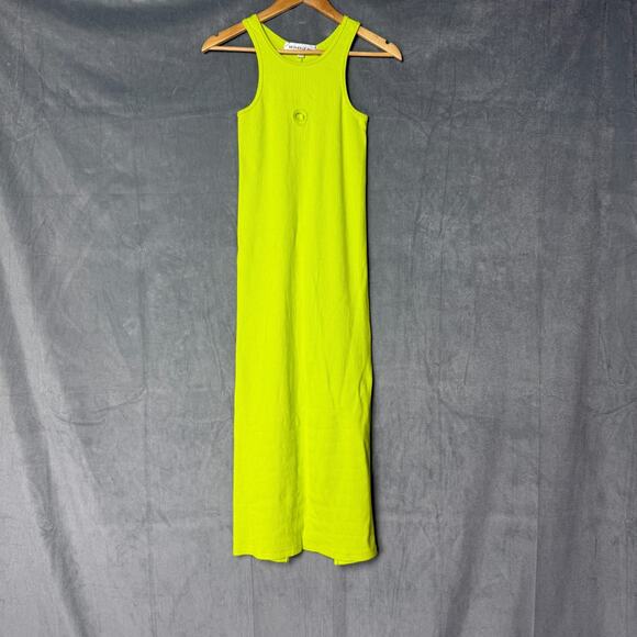 Mother Of All Gracie Midi Dress Bodycon Mint Green Knit Party Women's M Stretch - Picture 1 of 16